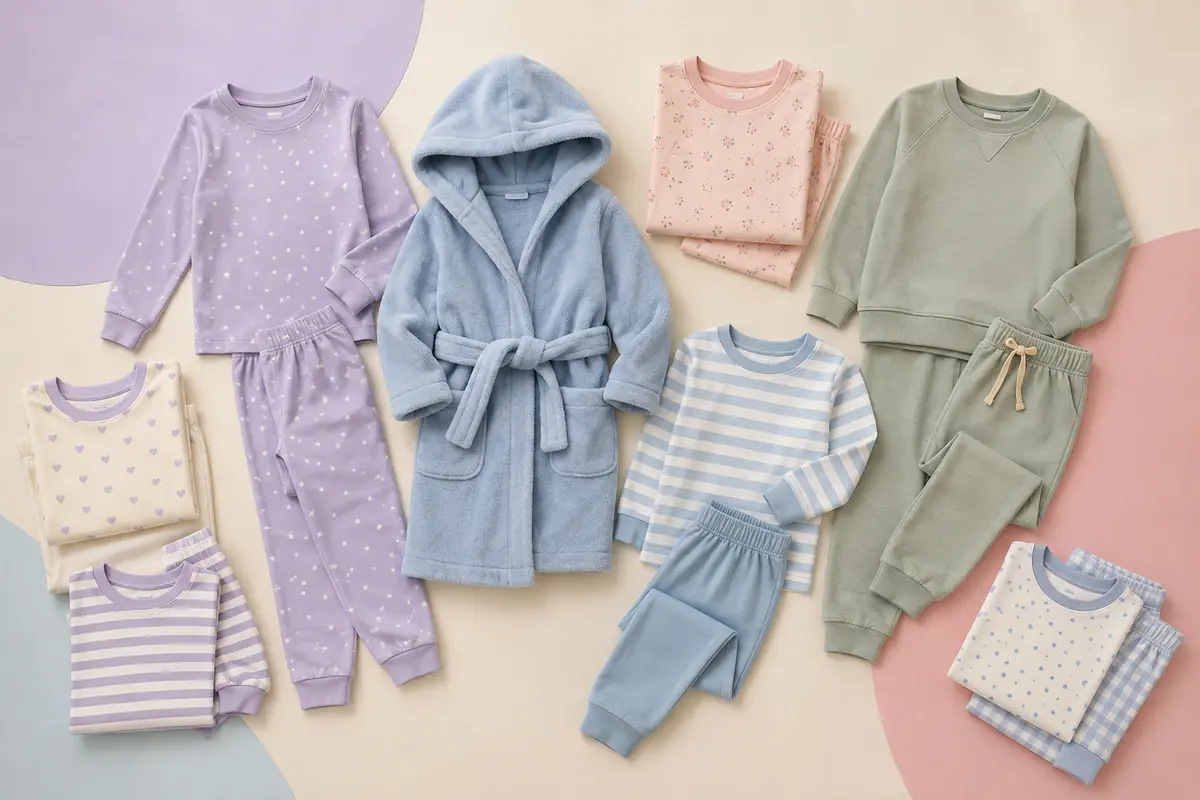 Children's nightwear, pyjama sets and comfortable loungewear